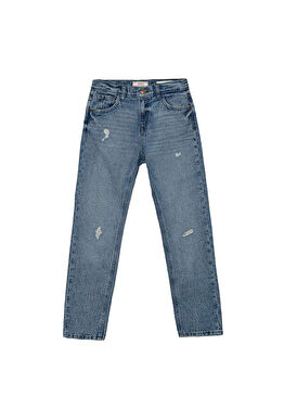 Mavi Erkek Çocuk Pantolon 