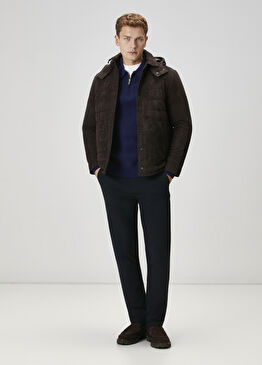 Lacivert Twill Chino Pantolon