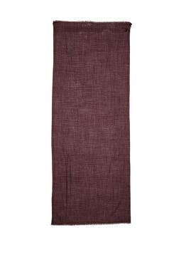 Bordo Erkek Keten Atkı