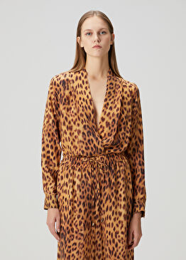 Briana Leopar Desenli Body