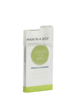 New York Mani In A Box Deluxe Yeşil Çay Detox 3 Adımlı Manikür Seti