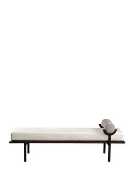 Ahşap Krem Daybed 