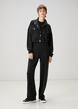 Jersey Nervürlü Eşofman Altı