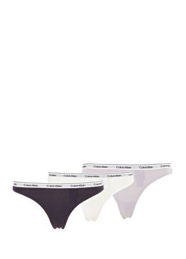 Çok Renkli 3lü Kadın Külot Seti