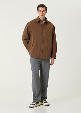 Gri Beli Kordonlu Pantolon