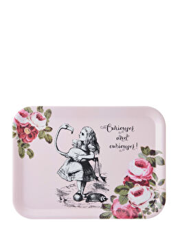 X V&A Alice in Wonderland Melamin Servis Tepsisi