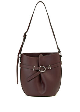 Bordo Kadın Postacı Çanta