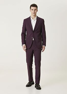 Mor Yün Takım Elbise