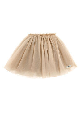 Pien Kırık Beyaz Kız Çocuk Tül Etek