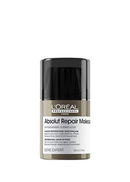 Paris Serie Expert Absolut Repair Molecular Yıpranmış Saçlar İçin Onarıcı Durulanmayan Saç Maskesi 50 ml