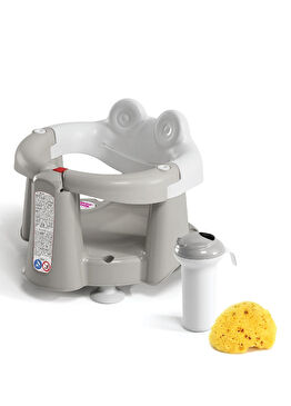 Crab Açık Gri 3 Parça Bebek Banyo Seti