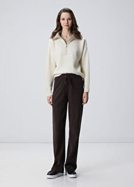 Acı Kahve Triko Eşofman Altı