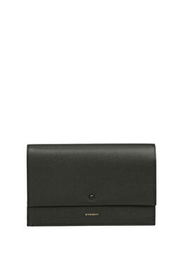 Day Siyah Kadın Deri El Portföyü