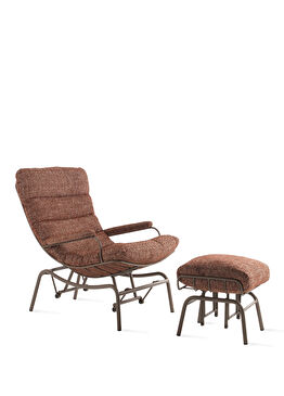 Yeke Tarçın Vizon Puflu Sallanır Tv Koltuğu