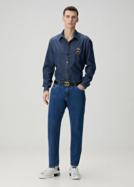 Lacivert Jean Pantolon