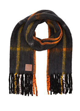 Renkli Kadın Yün Karışımlı Atkı