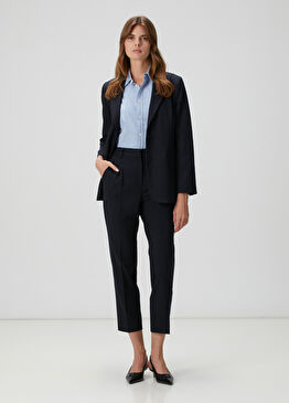 Lacivert Cigarette Pantolon