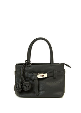 Siyah Baskılı Kadın Çanta