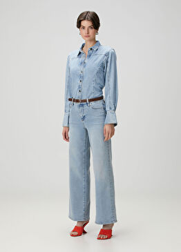 Açık Mavi Jean Pantolon