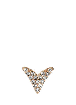 Light Of Heart Kadın Altın Kıkırdak Küpesi