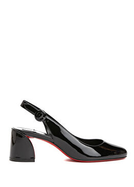 So Jane Siyah Deri Topuklu Ayakkabı