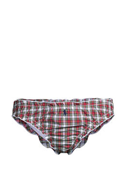 Çok Renkli Ekoseli Kadın Külot