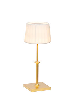 Poldina Classic Altın Şarjlı Led Masa Lambası