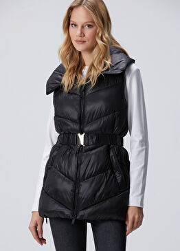 N-Tech Siyah Casual Yelek