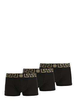 Siyah Gold 3lü Boxer Seti