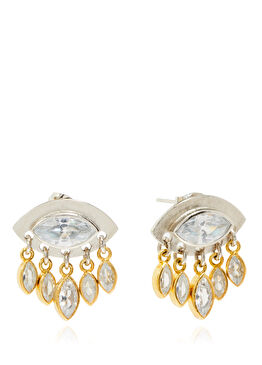 Silver Gold Kadın Küpe