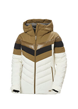 W Imperial Puffy 2.0 Sepia Kapüşonlu Kadın Snowboard Montu