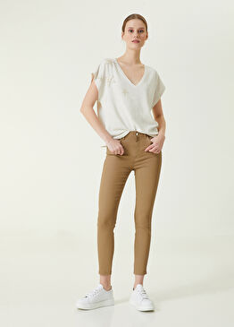 Camel Denim Pantolon