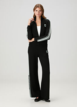 Siyah Yün Eşofman Altı