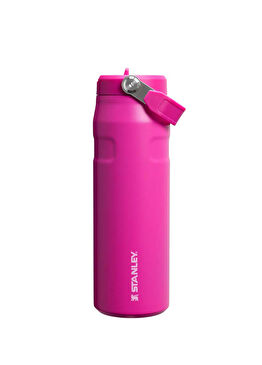The Iceflow Flip Straw Pembe Çelik Su Termosu 0,7 Lt