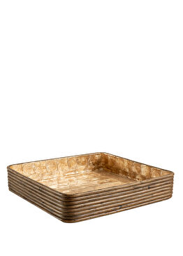 Innoq Sedef Kare Dekoratif Tepsi 42 cm