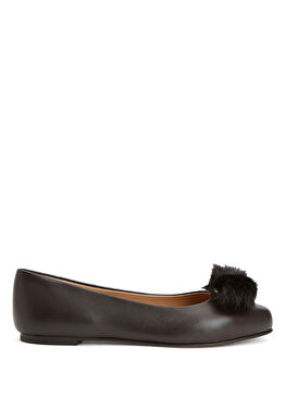 Koyu Kahverengi Deri Babet