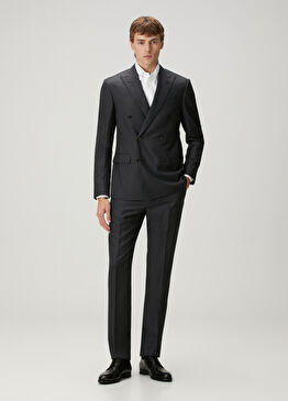 Gri Yün Takım Elbise