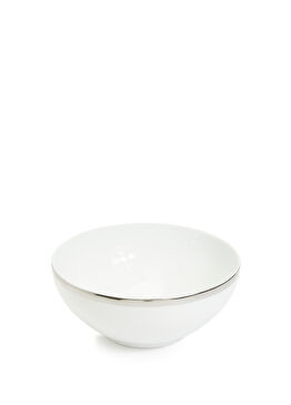 Odyssey Platinum Beyaz Porselen Kase