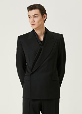 Sicilia Siyah Yün Ceket