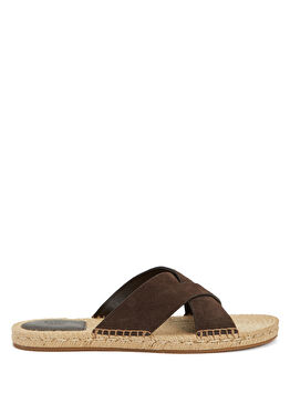 Koyu Kahverengi Erkek Deri Terlik