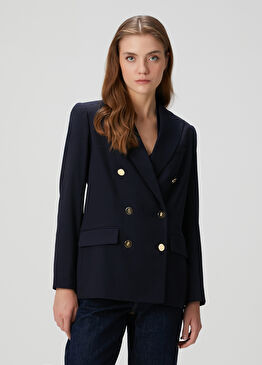 Ryen Lacivert Yün Blazer