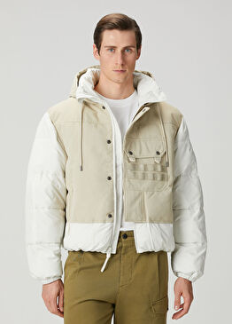 1960s Swedish Amry Motorcycle Mod Kapüşonlu Mont