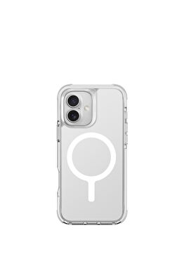 Combat iPhone 16 Plus Beyaz MagSafe Uyumlu Telefon Kılıfı