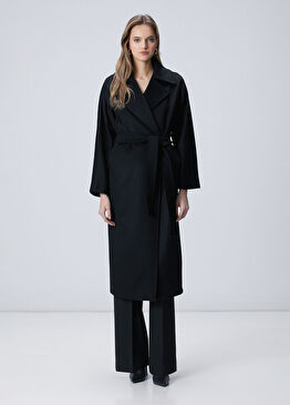 Limited Siyah Yün Manto