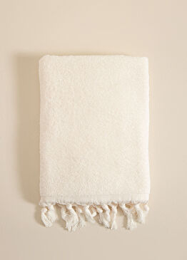 Hemillie Ekru Banyo Havlusu 70x140 cm