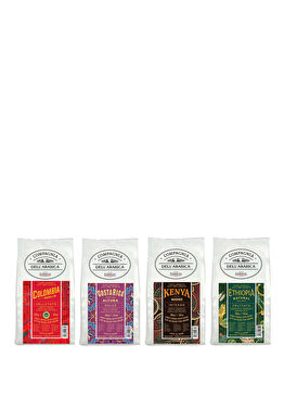 Arabica Çekirdek Kahve Tadım Paketi 4x250 gr