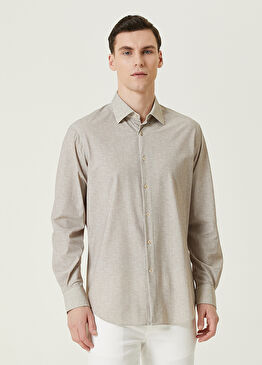 Açık Kahverengi Gömlek