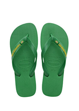 Brasil Yeşil Unisex Çocuk Plaj Terliği