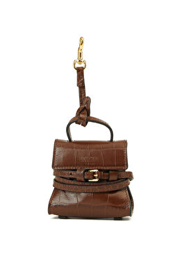 Tie Me Micro Kahverengi Kadın Deri Çanta