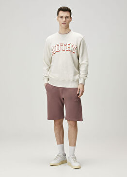 Kiremit Logo Detaylı Şort